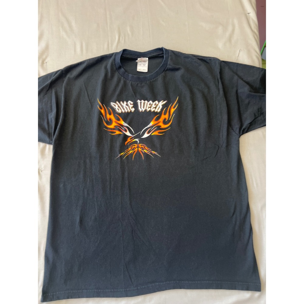 Fruit of the Loom Bike Week 2006 Daytona Beach T-Shirt Mens XL Black Biker Hogs
